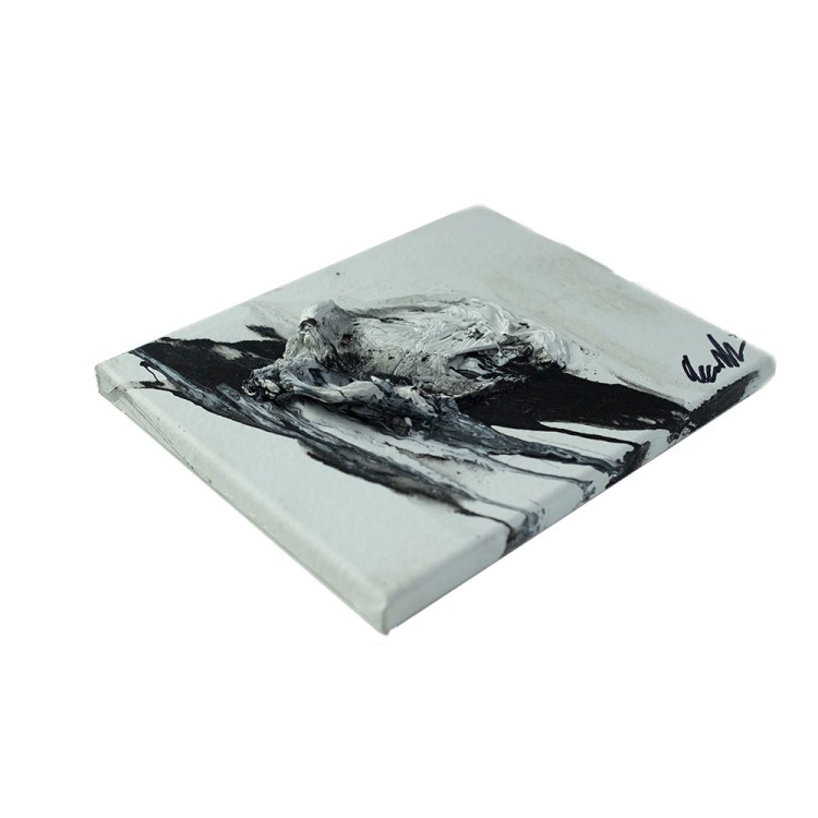 black and white abstract wall art